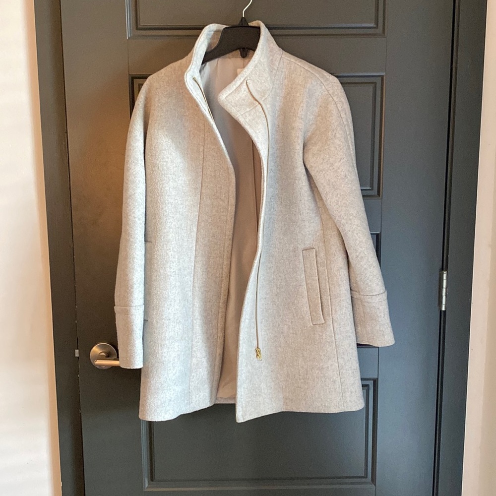 J.Crew Factory City Coat, Hthr Dusk, size 2